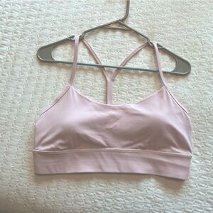 Lululemon Flow Y Nulu Bra Size 14 Pink